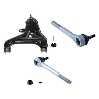Dorman® - OE Solutions™ Front Driver Side Lower Control Arm with Ball Joint and Tie Rod End Kit