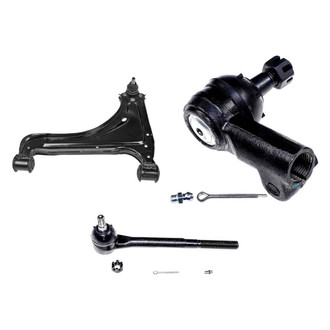 Dorman® - OE Solutions™ Front Driver Side Lower Control Arm with Ball Joint and Tie Rod End Kit
