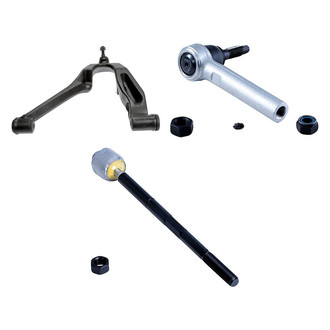 Dorman® - OE Solutions™ Front Driver Side Lower Control Arm with Ball Joint and Tie Rod End Kit