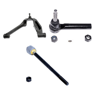 Dorman® - OE Solutions™ Front Driver Side Lower Control Arm with Ball Joint and Tie Rod End Kit
