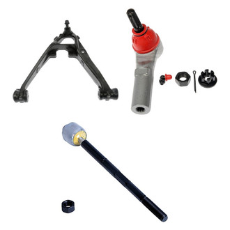 Dorman® - OE Solutions™ Front Driver Side Lower Control Arm with Ball Joint and Tie Rod End Kit