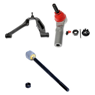 Dorman® - OE Solutions™ Front Driver Side Lower Control Arm with Ball Joint and Tie Rod End Kit