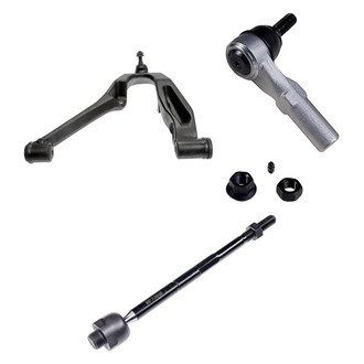 Dorman® - OE Solutions™ Front Driver Side Lower Control Arm with Ball Joint and Tie Rod End Kit