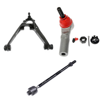 Dorman® - OE Solutions™ Front Driver Side Lower Control Arm with Ball Joint and Tie Rod End Kit