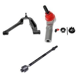 Dorman® - OE Solutions™ Front Driver Side Lower Control Arm with Ball Joint and Tie Rod End Kit