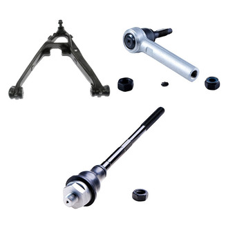 Dorman® - OE Solutions™ Front Driver Side Lower Control Arm with Ball Joint and Tie Rod End Kit