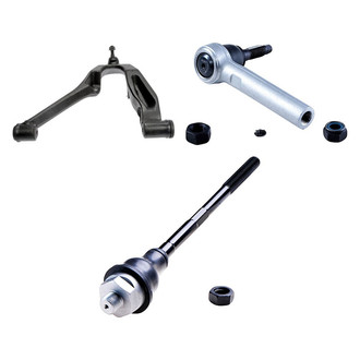 Dorman® - OE Solutions™ Front Driver Side Lower Control Arm with Ball Joint and Tie Rod End Kit