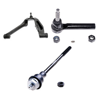 Dorman® - OE Solutions™ Front Driver Side Lower Control Arm with Ball Joint and Tie Rod End Kit