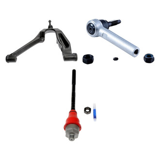 Dorman® - OE Solutions™ Front Driver Side Lower Control Arm with Ball Joint and Tie Rod End Kit