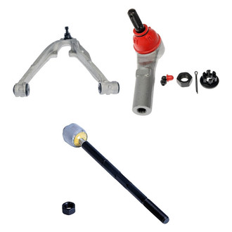 Dorman® - OE Solutions™ Front Driver Side Lower Control Arm with Ball Joint and Tie Rod End Kit