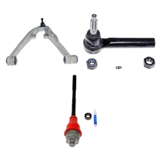 Dorman® - OE Solutions™ Front Driver Side Lower Control Arm with Ball Joint and Tie Rod End Kit