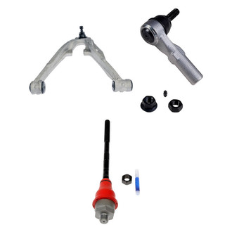 Dorman® - OE Solutions™ Front Driver Side Lower Control Arm with Ball Joint and Tie Rod End Kit