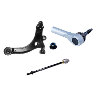 Dorman® - OE Solutions™ Front Driver Side Lower Control Arm with Ball Joint and Tie Rod End Kit