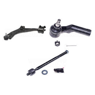 Dorman® - Mas Front Driver Side Lower Control Arm with Ball Joint and Tie Rod End Kit