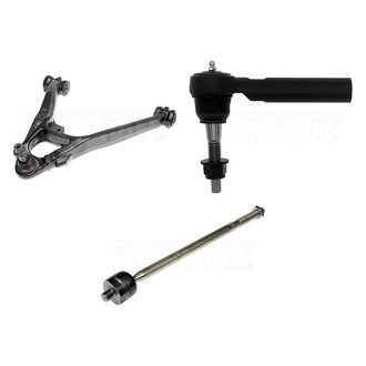 Dorman® - Mas Front Driver Side Lower Control Arm with Ball Joint and Tie Rod End Kit