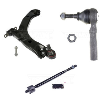 Dorman® - Mas Front Driver Side Lower Control Arm with Ball Joint and Tie Rod End Kit
