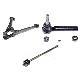 Dorman® - Mas Front Driver Side Lower Control Arm with Ball Joint and Tie Rod End Kit