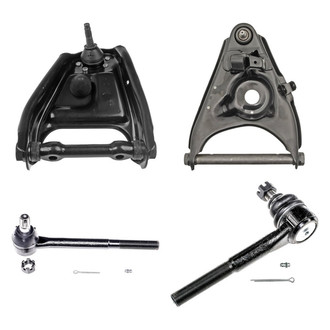 Dorman® - OE Solutions™ Front Passenger Side Lower and Upper Control Arm with Ball Joint and Tie Rod End Kit