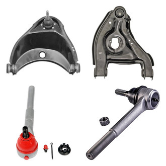 Dorman® - OE Solutions™ Front Passenger Side Lower and Upper Control Arm with Ball Joint and Tie Rod End Kit