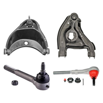 Dorman® - OE Solutions™ Front Passenger Side Lower and Upper Control Arm with Ball Joint and Tie Rod End Kit