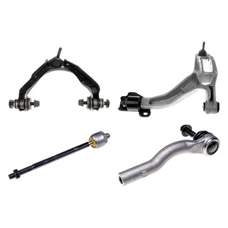 Dorman® - OE Solutions™ Front Passenger Side Lower and Upper Control Arm with Ball Joint and Tie Rod End Kit