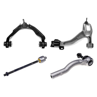 Dorman® - OE Solutions™ Front Passenger Side Lower and Upper Control Arm with Ball Joint and Tie Rod End Kit