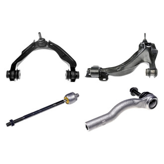 Dorman® - OE Solutions™ Front Passenger Side Lower and Upper Control Arm with Ball Joint and Tie Rod End Kit