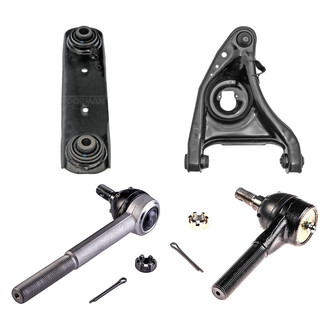 Dorman® - OE Solutions™ Front Passenger Side Lower and Upper Control Arm with Ball Joint and Tie Rod End Kit