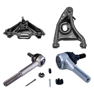Dorman® - OE Solutions™ Front Passenger Side Lower and Upper Control Arm with Ball Joint and Tie Rod End Kit
