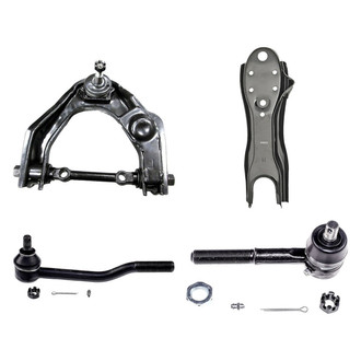 Dorman® - OE Solutions™ Front Passenger Side Lower and Upper Control Arm with Ball Joint and Tie Rod End Kit