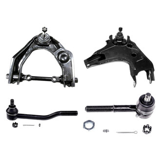 Dorman® - OE Solutions™ Front Passenger Side Lower and Upper Control Arm with Ball Joint and Tie Rod End Kit