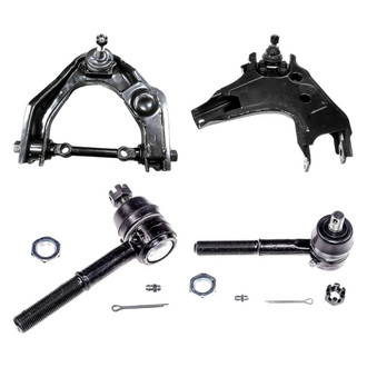 Dorman® - OE Solutions™ Front Passenger Side Lower and Upper Control Arm with Ball Joint and Tie Rod End Kit