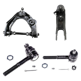 Dorman® - OE Solutions™ Front Passenger Side Lower and Upper Control Arm with Ball Joint and Tie Rod End Kit