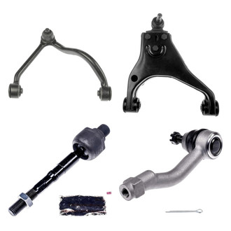 Dorman® - OE Solutions™ Front Passenger Side Lower and Upper Control Arm with Ball Joint and Tie Rod End Kit
