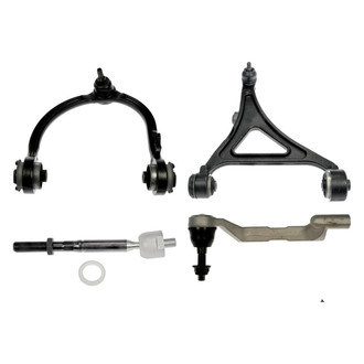 Dorman® - OE Solutions™ Front Passenger Side Lower and Upper Control Arm with Ball Joint and Tie Rod End Kit