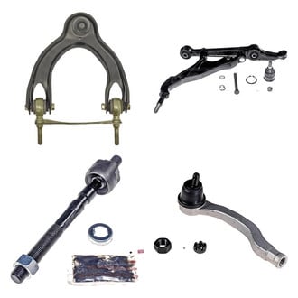 Dorman® - OE Solutions™ Front Passenger Side Lower and Upper Control Arm with Ball Joint and Tie Rod End Kit