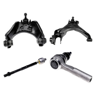 Dorman® - OE Solutions™ Front Passenger Side Lower and Upper Control Arm with Ball Joint and Tie Rod End Kit