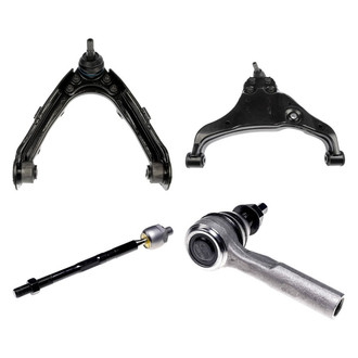 Dorman® - OE Solutions™ Front Passenger Side Lower and Upper Control Arm with Ball Joint and Tie Rod End Kit