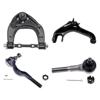 Dorman® - OE Solutions™ Front Passenger Side Lower and Upper Control Arm with Ball Joint and Tie Rod End Kit