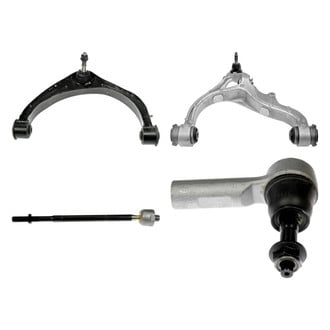 Dorman® - OE Solutions™ Front Passenger Side Lower and Upper Control Arm with Ball Joint and Tie Rod End Kit