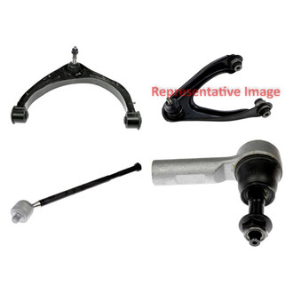 Dorman® - OE Solutions™ Front Passenger Side Lower and Upper Control Arm with Ball Joint and Tie Rod End Kit