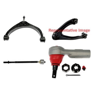 Dorman® - OE Solutions™ Front Passenger Side Lower and Upper Control Arm with Ball Joint and Tie Rod End Kit