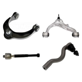 Dorman® - OE Solutions™ Front Passenger Side Lower and Upper Control Arm with Ball Joint and Tie Rod End Kit