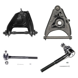 Dorman® - OE Solutions™ Front Passenger Side Lower and Upper Control Arm with Ball Joint and Tie Rod End Kit