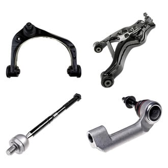 Dorman® - OE Solutions™ Front Passenger Side Lower and Upper Control Arm with Ball Joint and Tie Rod End Kit