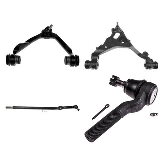 Dorman® - OE Solutions™ Front Passenger Side Lower and Upper Control Arm with Ball Joint and Tie Rod End Kit