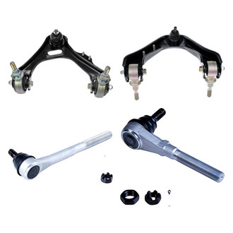 Dorman® - OE Solutions™ Front Passenger Side Lower and Upper Control Arm with Ball Joint and Tie Rod End Kit