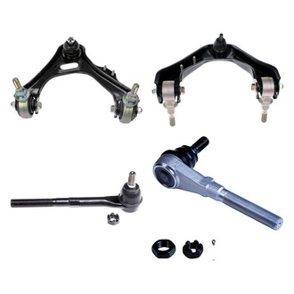 Dorman® - OE Solutions™ Front Passenger Side Lower and Upper Control Arm with Ball Joint and Tie Rod End Kit