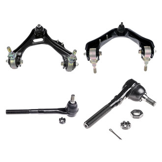 Dorman® - OE Solutions™ Front Passenger Side Lower and Upper Control Arm with Ball Joint and Tie Rod End Kit