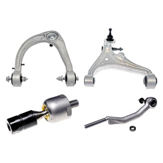 Dorman® - OE Solutions™ Front Passenger Side Lower and Upper Control Arm with Ball Joint and Tie Rod End Kit